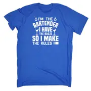 Im The Bartender Make The Rules Pub Hotel - Mens Funny T-Shirt Tshirts