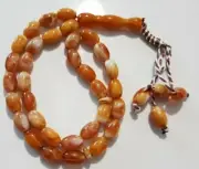New Marble look Tasbeeh / TASBIH MISBAHA MUSLIM ROSARY WORRY 33 BEADS