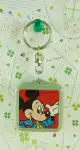 【震撼精品百貨】Micky Mouse_米奇/米妮 ~手電筒鑰匙圈-藍