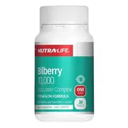 Nutralife Bilberry 10000 Plus Lutein Complex | 30 tablets