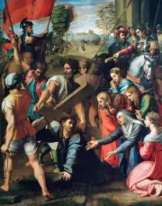 Christ Falling on the Way to Calvary By Raphael Art Print 11"x14"