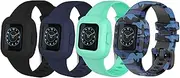 [Bakcuby] Band for Garmin Vivofit jr 3 Bands, Soft Silicone Watch Strap Replacement Wristband for Garmin VIVOFIT Junior3 JR.3 Kids Tracker, Girl Boy