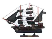 Wooden Black Bart's Royal Fortune Model Pirate Ship 20"
