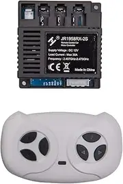 jiaruixin JR1958RX-2S Kids Powered Ride on car 2.4G Bluetooth Remote Control and Receiver Kit Controller Control Box Accessories for Children Electric Ride On Car Replacement Parts