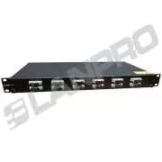 Fiber Optic Shelf Patch Panel rack-mount 1U 24 ports Loaded SC Duplex MM LiU