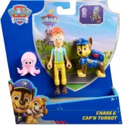 Paw Patrol Story Figure Pack - Chase & Capn Turbot