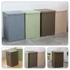 Dirty Clothes Storage Basket with Lid Bedroom Basket Washable Laundry Hamper