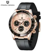 PAGANI DESIGN Men's Chronograph Watches Sport Japan Movement Wrist Watch+BOX