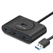 CR113 USB3.0 with 4 Ports USB Hub 5Gbps Extender Extension Connector for Phone MacBook Air
