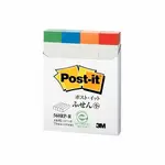 3M POST-IT 利貼 可再貼指示標籤(560RP-R)-四色(14公釐 X 75公釐)(100張/條)(4條/包)