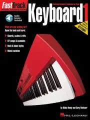 FAST TRACK KEYBOARD MUSIC BOOK LEVEL 1 W/AUDIO ACCESS BRAND NEW ON SALE-METHOD!!