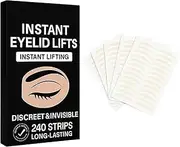 Eye Lid Tape - Eyelid Tapes Stickers, Eyelid Correcting Strips | Invisible Eye Lid Tape, Waterproof No Glue Eyelid Strips 240 Pieces For Women Girls Daily Routine Sleeping Beach Date Night Travel