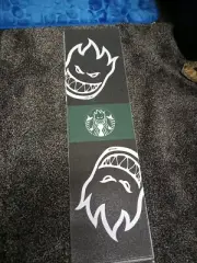 "Spitfire" graphic Skateboard Deck Grip Tape