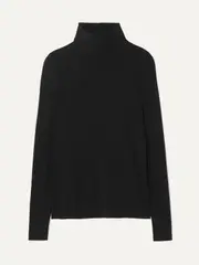 [Wolford] Wolford - Aurora Modal-blend Jersey Turtleneck Top - Black - large large Black