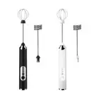 USB Rechargeable Stainless Steel Egg Beater Electric Mini Whisk Small Hand Mixer