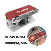 Mini Electric Belt Sander Machine Polishing Grinding DIY Knife Sharpener Grinder