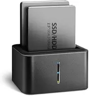 AXAGON ADSA-D25 SATA 2.5 Clone Dual SSD Dock Station - USB 3.2 Gen 1