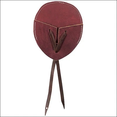 43WL Weaver String Soft Burgundy Latigo Leather Fleece Lining Pair Cinch Guard