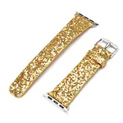Glitter Watch Band Replacement For Apple Watch 5 38mm/40mm GOLDEN COLOR