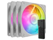 Cooler Master Mobius 120P Pwm Argb 3-Pack Fan Kit - White Mfz-M2Dw-243P2-R1