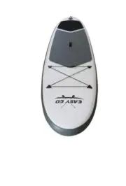 Easy Go Grey Inflatable Stand Up Paddle Board Sup Surfboard 126" Kayak Paddle