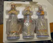 2007 Jim Shore Bearing Gifts - 3 Blue Wisemen Nativity Figurines #4007982 NIB