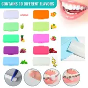50Pcs/10pack Dental Orthodontic Wax Relief Wax Sticks For Braces Gum Irritation