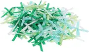 100pcs Mini Bow Decorations: Fabric Bows Satin Ribbons for DIY Craft Party Decorations
