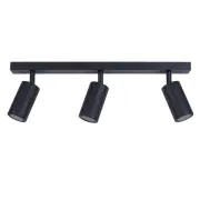 Outdoor Adjustable Bar Spot Light - 3 Heads - GU10 - Matte Black