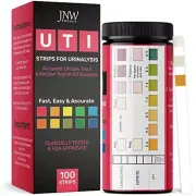 3-in-1 Urinary Tract Infection Test Strips - Home UTI Test Kit with eBook - w