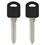 (2 Pack) Keyless2Go Uncut PK3 Stamped Transponder Car Key B97 for GM