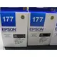 EPSON原廠177/T1771/T177150墨水匣(黑色)一盒。適用：XP102/XP202/XP302/XP402