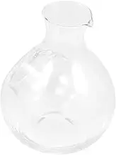 HAKIDZEL Transparent Wine Decanter Glass Ice Wine Separator Fast Pouring Brandy Decanter for Home Use Elegant and Design for Aerating Wine