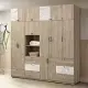 《Homelike》村田8x8尺組合大衣櫃 衣櫥 吊衣櫃 收納櫃 置物櫃 櫥櫃 專人配送安裝