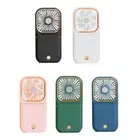 B# Mini Portable Fan Adjustable Summer Cooling Fan USB Rechargeable for Home Off