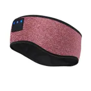 Sleep Headphones Eye Mask Wireless Sleep Headphones 5.2 Bluetooth Headband for Sleeping Sports -Red