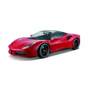 Bburago Licensed 1:18 Scale Ferrari 488 GTB Signature Series Diecast Model Car Red