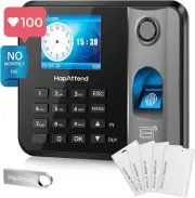 ​​​​​​HapAttend Biometric Fingerprint Time Clock – Employee Attendance Machine