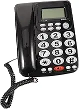 jojofuny Desktop Telephone Office Phone with for Management Reusable Desk Phone for Home Office Use