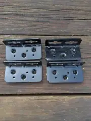 Lot of 4 Bed Hardware Brackets Black color heavy duty woodworking parts