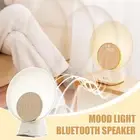 Moon Lamp Bluetooth Speaker,3-in-1 Design for Wireless Charging of Mobile T8F8