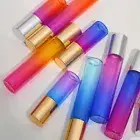 AU 10X 100X 5ml 10ml Gradient Glass Essential Oil Roller Bottles Roll On Perfume