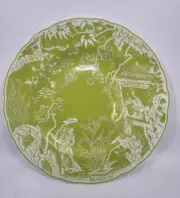 ROYAL CROWN DERBY MIKADO - LIME- SALAD PLATE - 8 3/8" 0904A