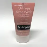 Neutrogena Oil Free Pink Grapefruit Acne Face Wash Facial Scrub 2.0fl oz X11/26