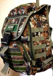 Large Backpack Brown ACU Hunting Day Pack Camping TACTICAL Bag Hiking Rucksack