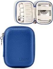 [Linpr] Digital Camera Case Compatible with CAMKORY/Kodak Pixpro/Lecran/VAHOIALD/Canon IXUS 285 HS/Umipyiza/YLSHGXFC/AOREGRE, Small Digital Camera Bag, Travel Camera Bag, Royal, Simple