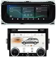 Android 12 Car Radio Compatible for Range Rover Sport L494 2013-2017 Auto Stereo Carplay GPS Navigation Replacement Head Unit with AC Panel(64GB All)