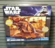 Star Wars Clone Wars Federation Droid Tank figure toy clone vehicle 2010 RARE
