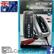 CTEK 8-Step 10amp PRO Battery Charger MXS10. Caravan, RV, Boat & Camper Trailer