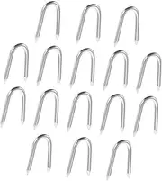 50pcs u Shaped Nails Wire Mesh Plant Ties for Gardening Trellis Tomato Stakes Outdoor Fencing Supplies